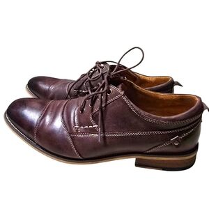 Steve Madden Men's Brown Leather Dress Shoes